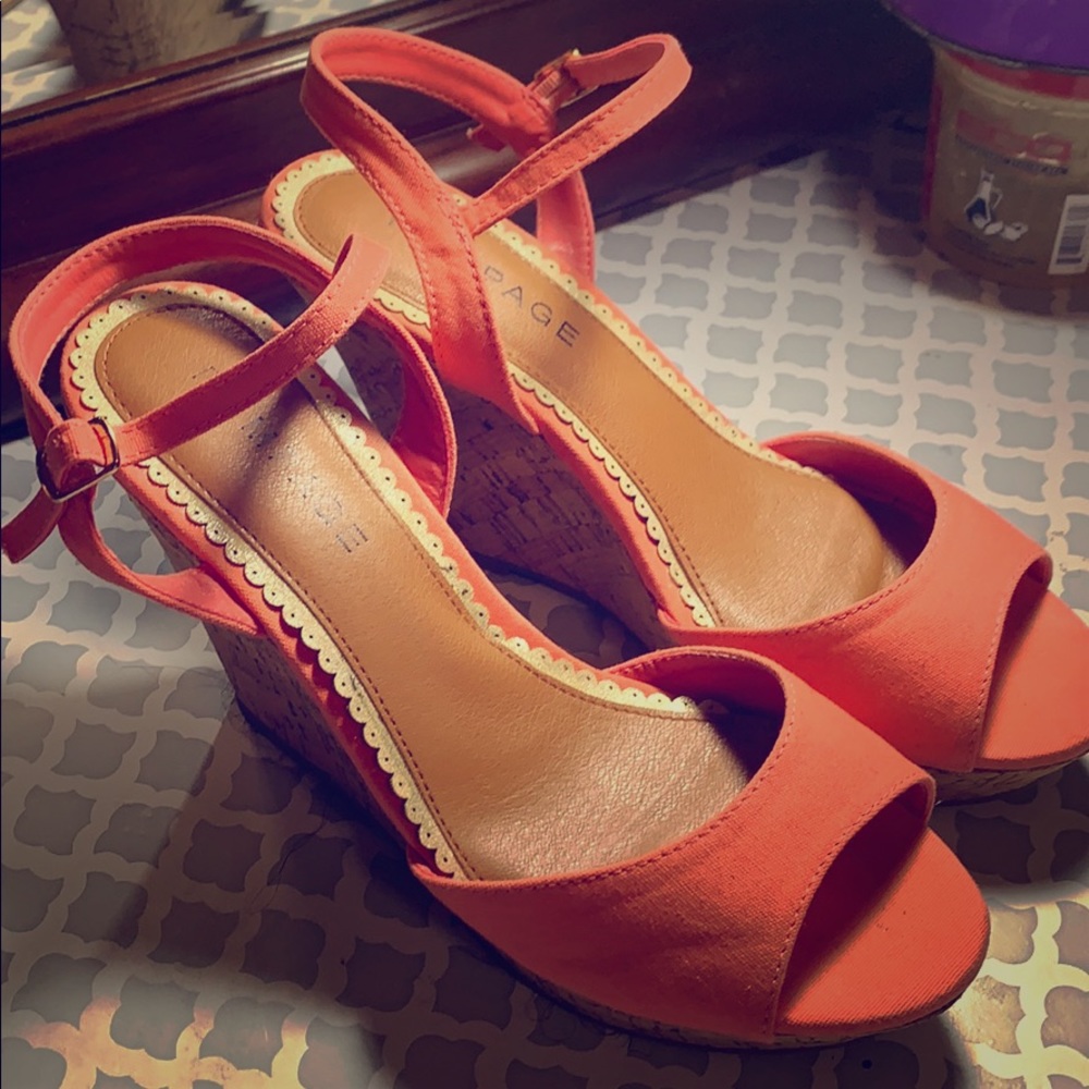 Rampage wedge heels Only worn two times‼️